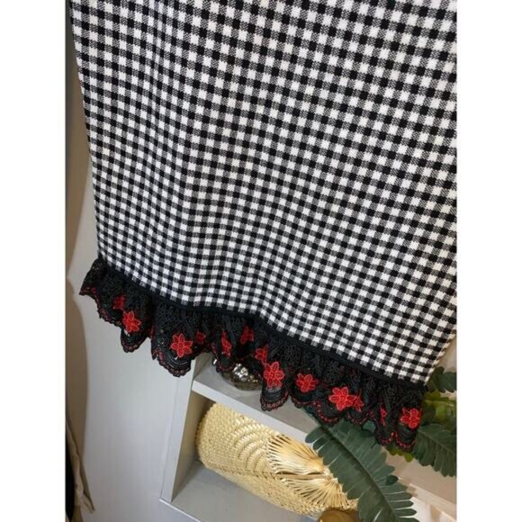 NWT 7th Avenue Design Studio New York & Company Medium $55 Crochet Floral Skirt - Picture 4 of 9